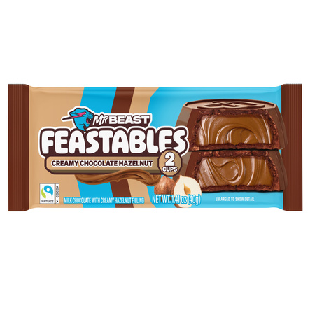 2x20g Feastables Cups Noisette