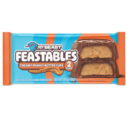 2x20g Feastables Cups Peanut