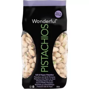 Pistaches Poivre Et Sel 250g - Wonderful