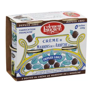 Crème de marron de l'Ardèche 4x100g - CLEMENT FAUGIER
