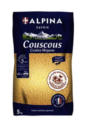 Saco Médio de Cuscuz Hve 5kg - ALPINA SAVOIE