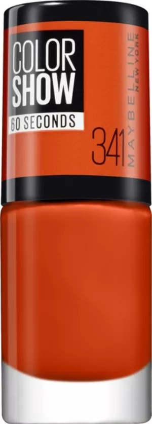 Color Show - Nailpolish 341orange Attck - Maybelline