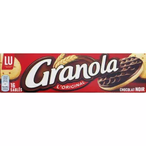 Biscoitos de chocolate amargo x16 195g - GRANOLA