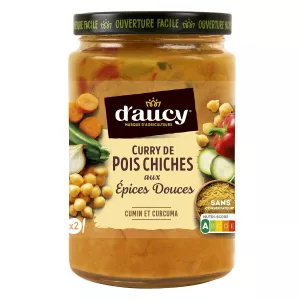 Curry di Ceci con Spezie Dolci 380g - D'aucy