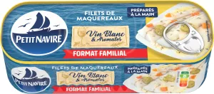 Makreelfilets Witte Wijn/Kruiden, 235g -  PETIT NAVIRE