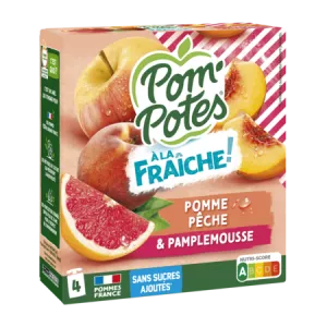 4x90g pp pomme sin pamplemou - POM' POTES