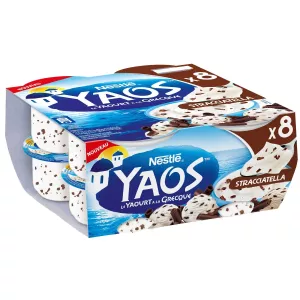 Yaourt à la grecque stracciatella x8 - YAOS