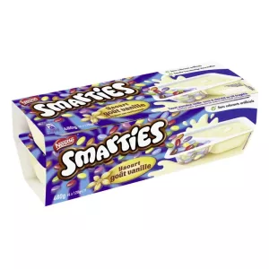 Joghurt mit Vanillegeschmack 4x120g - Smarties