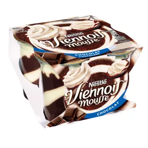 Liégeois chocolat le Viennois mousse 4x90g - NESTLE