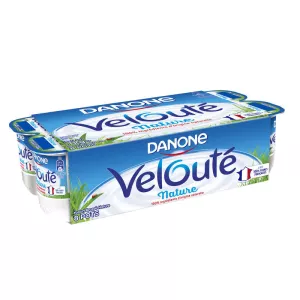 Velvenate Natural Yogurt 8x125g - Danone