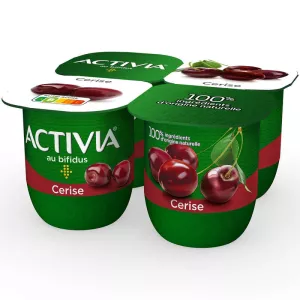 Activia Fruits Cerise 4x125g