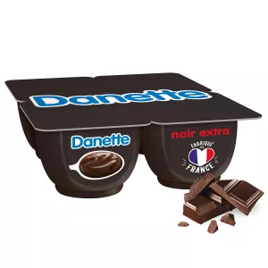 Danette अतिरिक्त Noir 4x125g