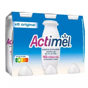 6 プレーン飲むヨーグルト - Actimel