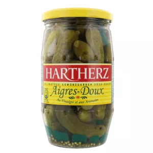 Cornichons Aigre-doux 380g - HARTHERZ