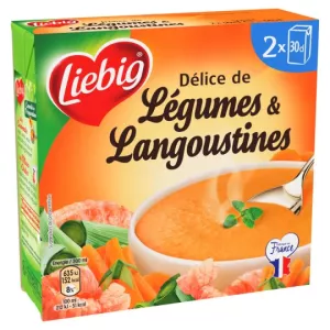 délice de légumes & langoustines 2x30cl - LIEBIG