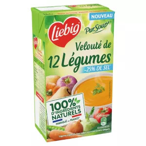 Soupe Velouté de 12 Légumes -25% de Sel  1L - LIEBIG
