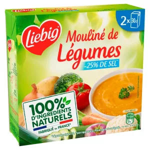 Mouliné De Légumes -25% De Sel 2x30cl - Liebig