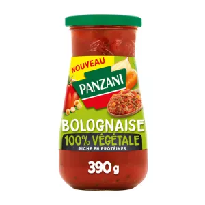 Sauce Bolognaise 100% Végétal 390g - PANZANI