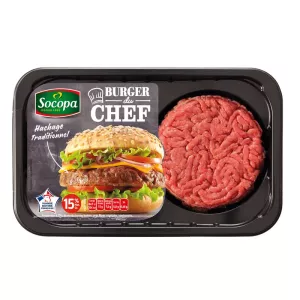 Burger Du Chef Nature 15%mg X2