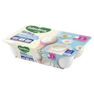 Suikervrij natuurlijk mini zuivel babydessert vanaf 6 maanden 6x55g - BLEDINA