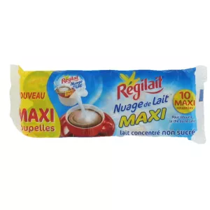 Unsweetened condensed milk in 10x14g cup - REGILAIT