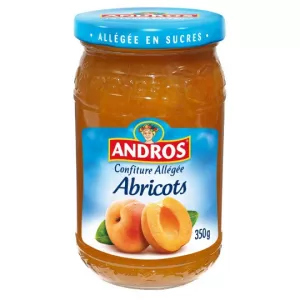 Confiture allégée Abricot 350g - ANDROS