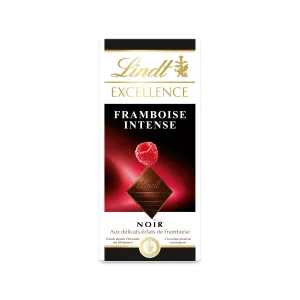Excellence Noir Framboise Intense Tablette 100 G - LINDT