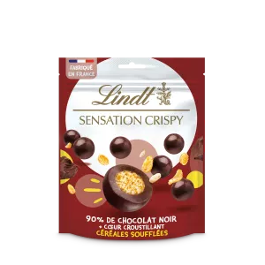 Crunchy Heart Sensation Crispy Black 140g - LINDT