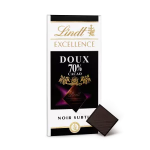 Excellence Noir 70% Cacao Doux Tablette 100 G - LINDT