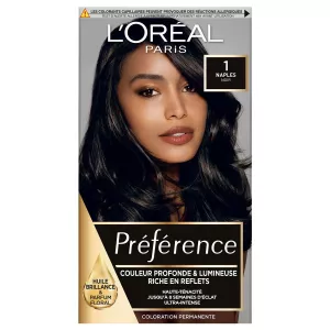 Permanente Haarfarbe 1.0 Naples Intense Black Preference - L'oreal