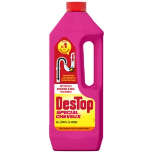 Déboucheur Gel Cheveux - 2 Doses 1l - DESTOP