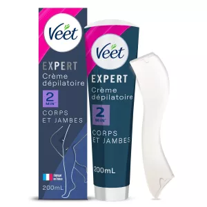 专家身体和腿部脱毛霜含乳木果油顽固毛发 2 分钟 200 毫升 - VEET