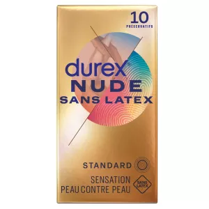 Préservatif Standard Nude Sans Latex x10 -DUREX