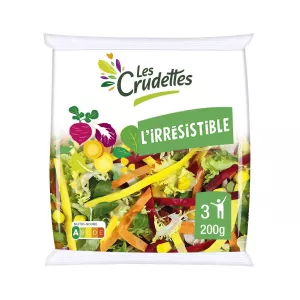 Salade Mélange L'irrésistible 200g - Les Crudettes