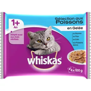 Pâtée pour chat Pêcheur En Gelee 400G - WHISKAS