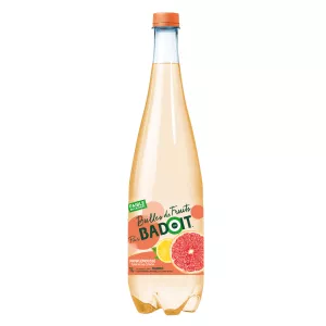 Chokaa ya Grapefruit yenye ladha ya maji yanayometa 1L - BADOIT