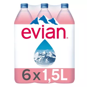 Eau Minérale Naturelle 1.5l X6  Pet - Evian