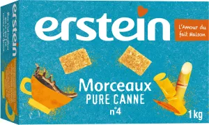 Sucre De Canne En Morceaux 1kg - ERSTEIN
