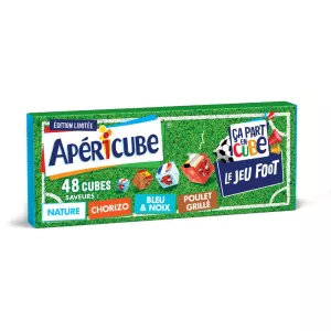 أبيريكيوب إصدار محدود (سادة، كوريزو، أزرق وجوز، دجاج مشوي) 250 جرام - APERICUBE