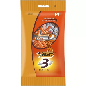 Rasoir Jetable Plus Doux 3 Lames Sensitive Homme - BIC
