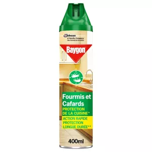 Anti-rampants Fourmis Et Cafards Protection De La Cuisine Action Rapide 400ml - Baygon