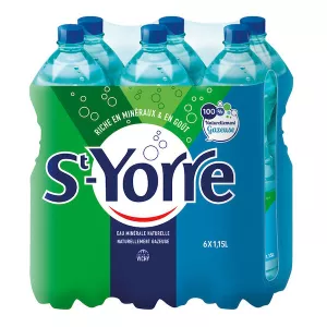 Eau gazeuse minérale naturelle 1,15L - ST-YORRE