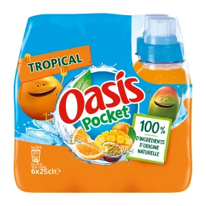 Mini bevanda alla frutta tropicale 6x25cl - OASIS