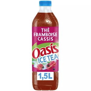Thé glacé saveur Framboise Cassis 1,5L - OASIS ICE TEA
