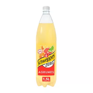 ゼロシュガー シトラスフレーバーソーダ、1.5l - SCHWEPPES