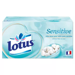 Mouchoirs Sensitive x80 - LOTUS