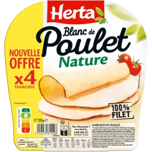 120g Blanc De Poulet 4t Herta