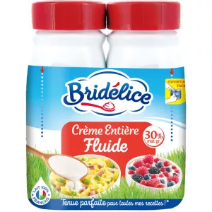 Жидкие цельные сливки 30% 2x25cl - BRIDELICE