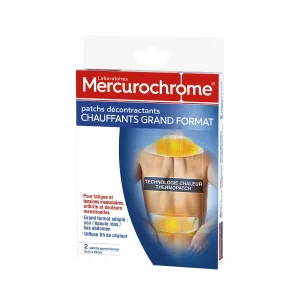 Miếng dán thư giãn sưởi ấm X2 - Mercurochrome