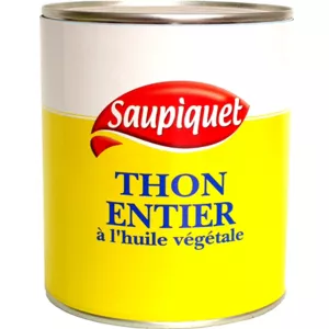 Thon en morceaux à l'huile de tournesol 4/4 800g - SAUPIQUET